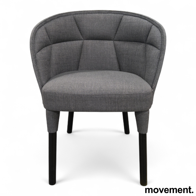 Emily Armchair Grått stoff (Kvadrat - 3 / 4