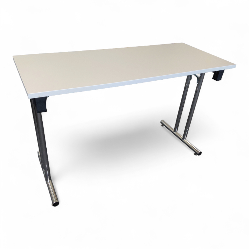 Klappbord 120x50cm Hvit laminat,