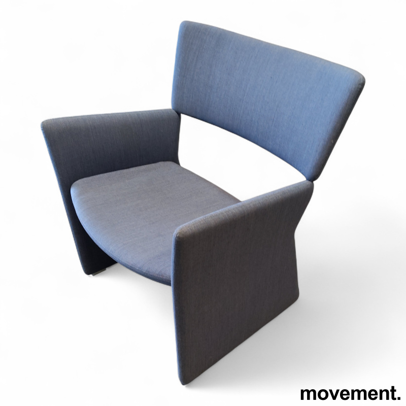 Crown Easy Chair Lyst blått stoff - 2 / 3