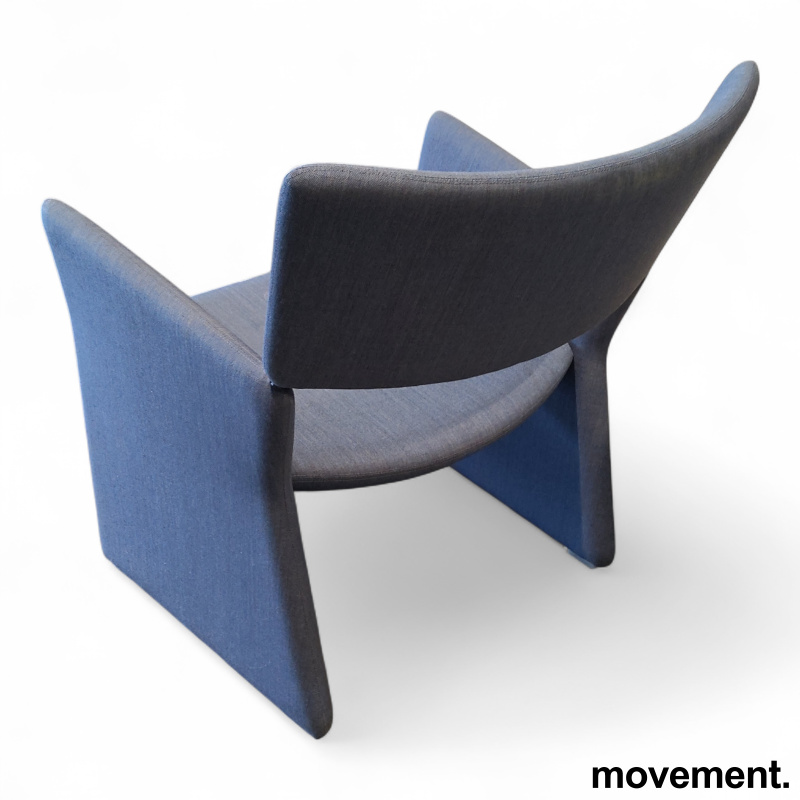 Crown Easy Chair Lyst blått stoff - 3 / 3