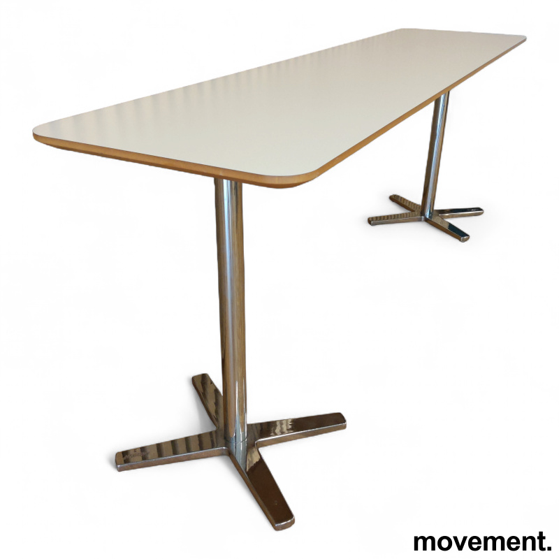 Centrum bord 200x50cm Hvit laminat, - 2 / 2