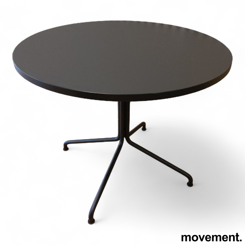 ROD5 Ø=90cm Mørk grå linoleum, sort - 1 / 2
