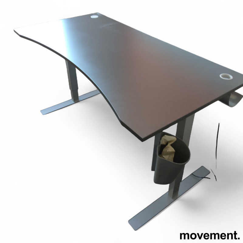 1-motors hevsenk 160x80cm Mørk grå - 3 / 3