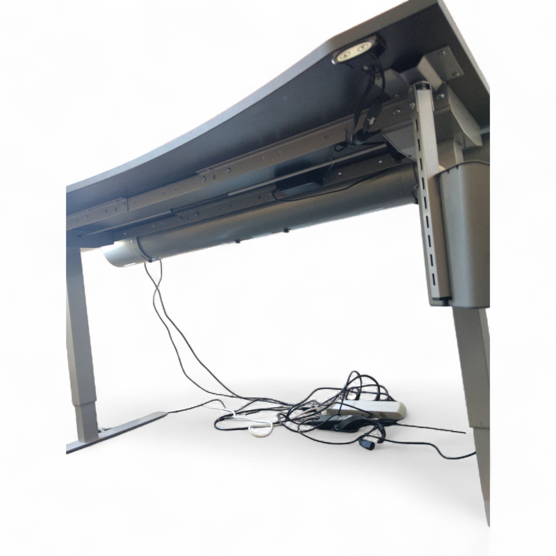 1-motors hevsenk 160x80cm Mørk grå