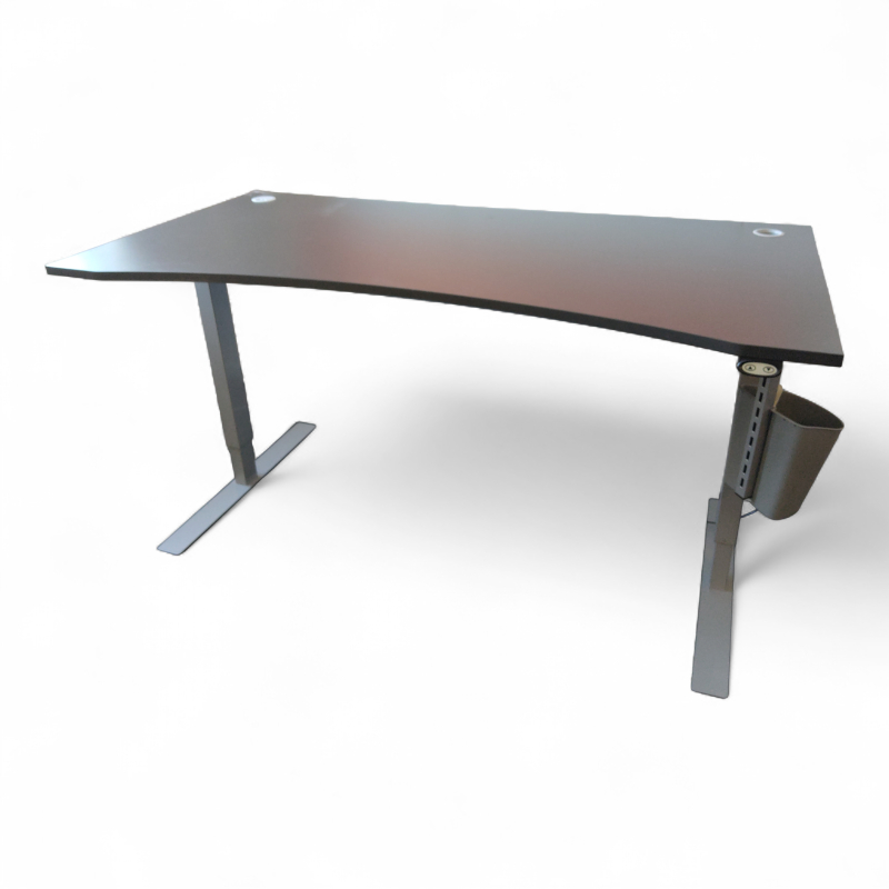 1-motors hevsenk 160x80cm Mørk grå