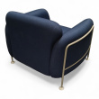Mega armchair Blått stoff, grått - 3 / 3