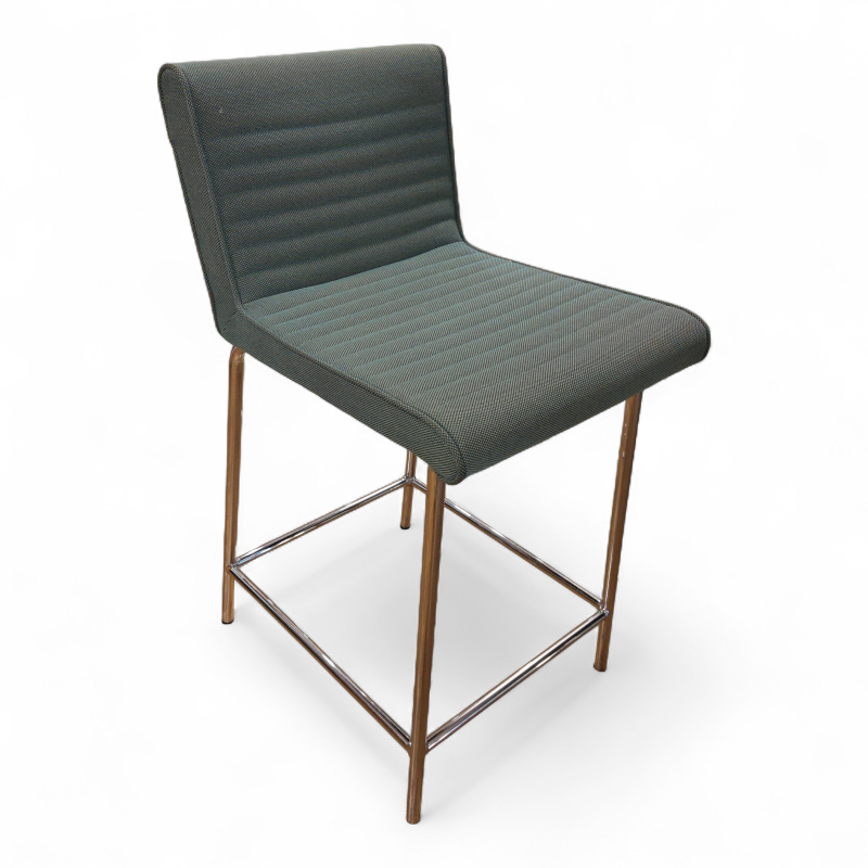 Quick barstol, 65cm Turkis stoff