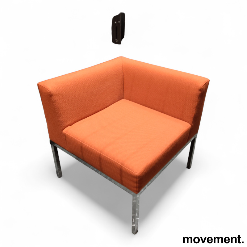 Cube sofamodul hjørne Rødorange - 1 / 2