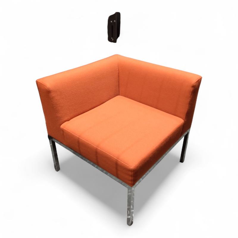 Cube sofamodul hjørne Rødorange