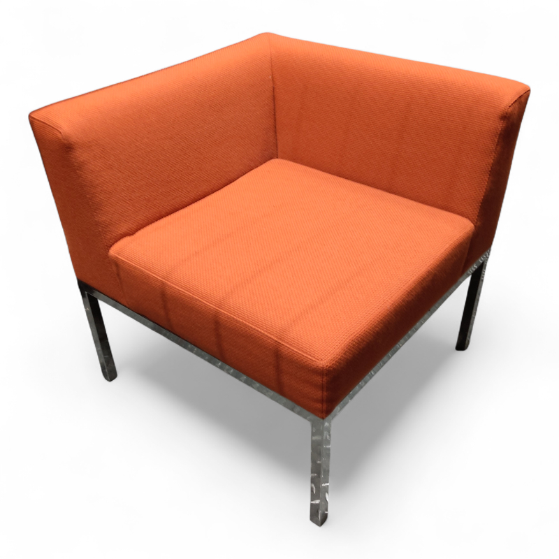 Cube sofamodul hjørne Rødorange