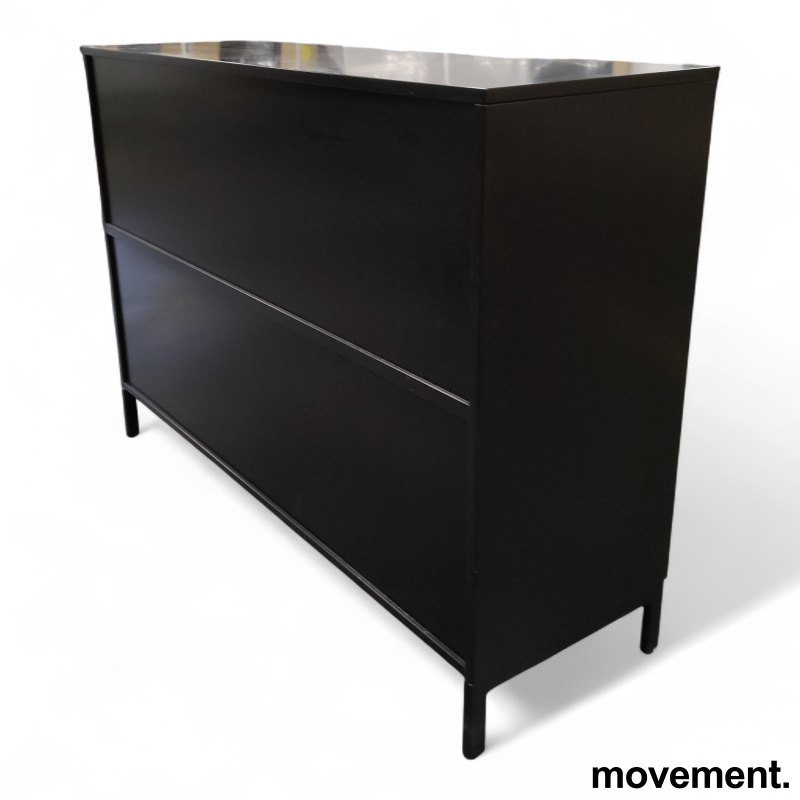 Neat skap 2A4 120cm sort med - 3 / 3