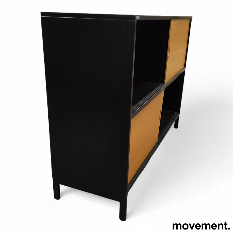 Neat skap 2A4 120cm sort med - 2 / 3