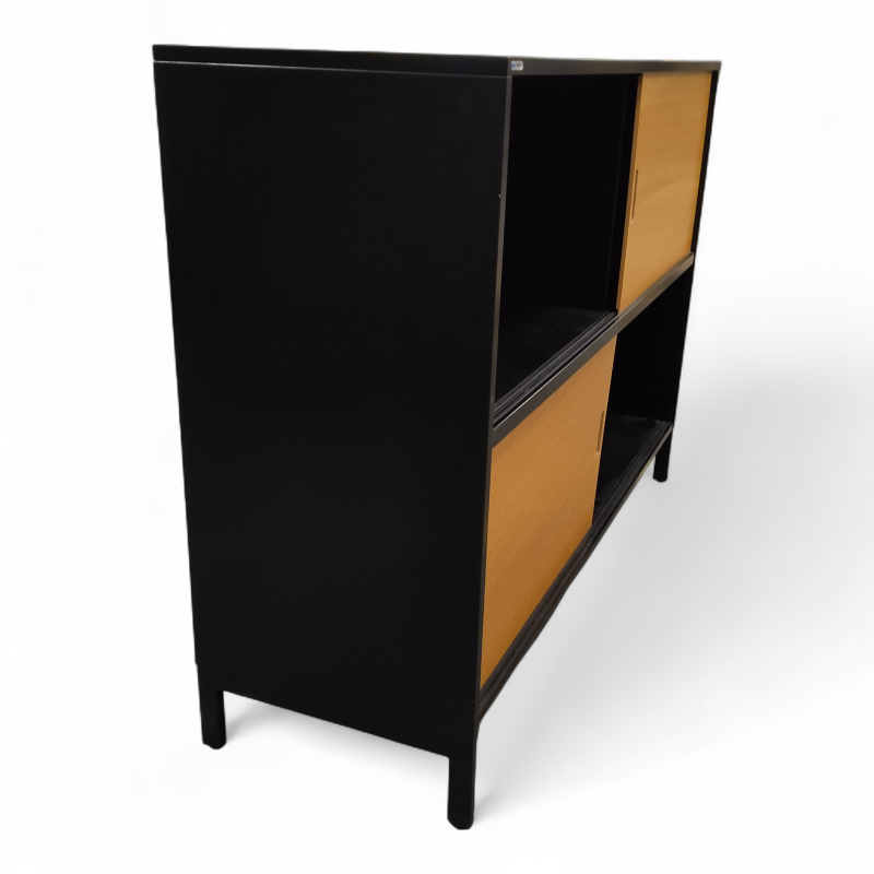 Neat skap 2A4 120cm sort med