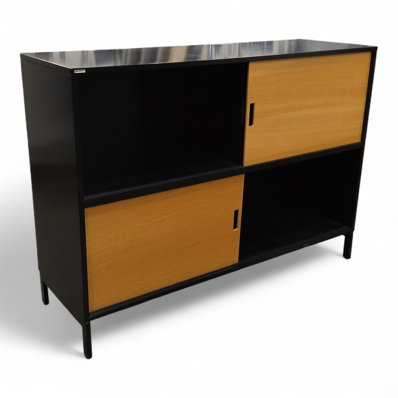 Neat skap 2A4 120cm sort med