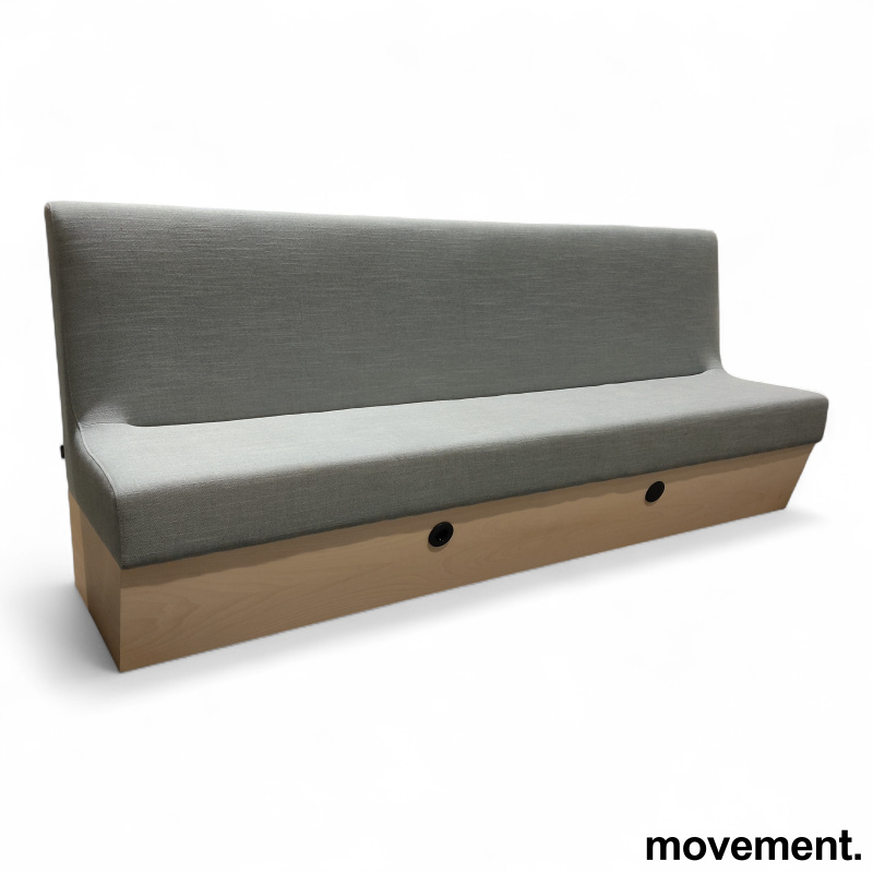 Menu spisesofa 240cm, tresokkel Lys - 2 / 5