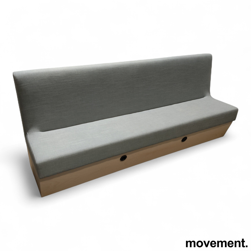 Menu spisesofa 240cm, tresokkel Lys - 1 / 5