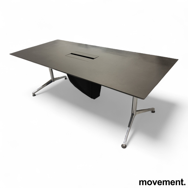 U.R Møtebord 200x90cm Sort - 1 / 2