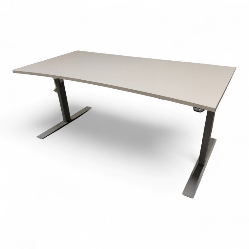 Hevsenk 160x80cm magebue Hvit
