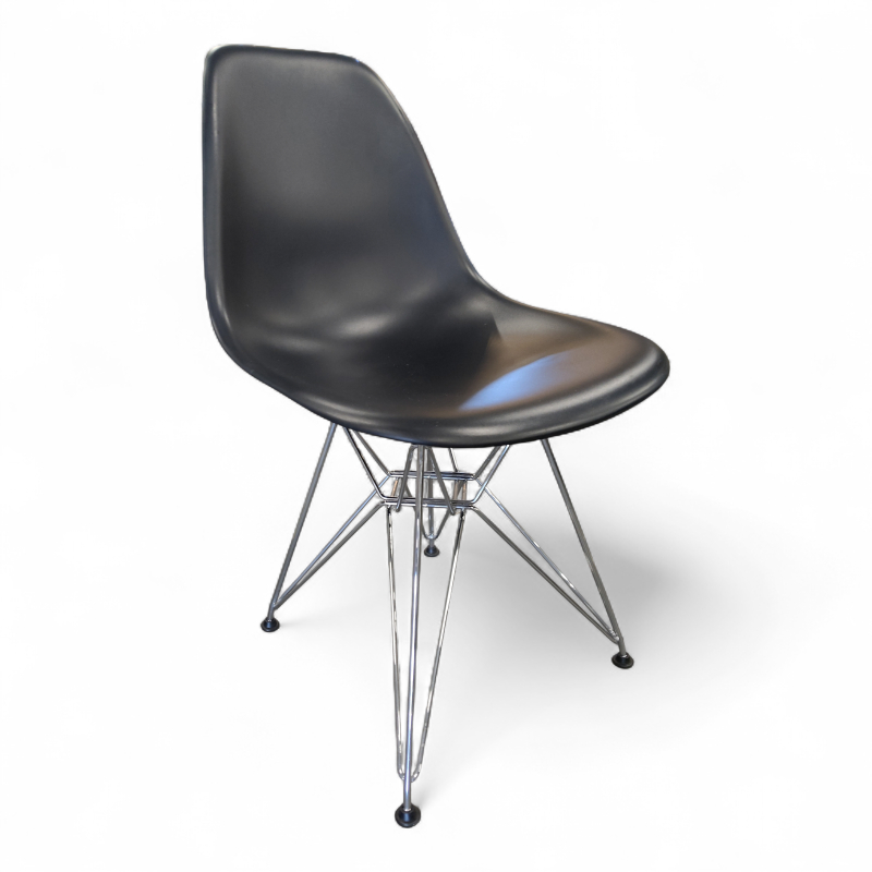 Eames Plastic Side Chair DSR Sort,