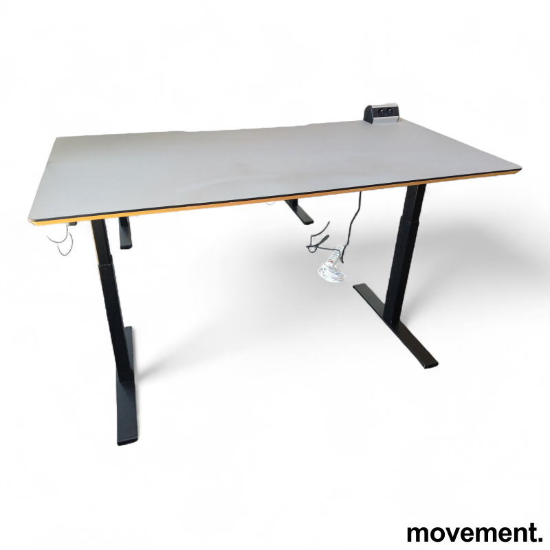 Linak hevsenk 160x80cm Varmgrå - 1 / 3