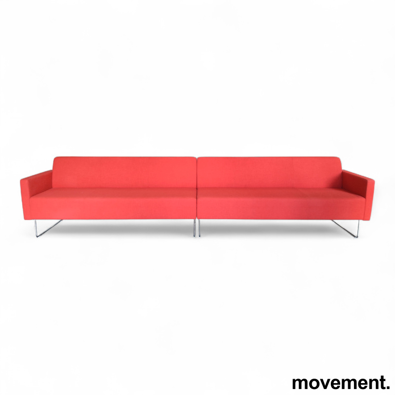 Pivot 3+3-seter sofa, armlene Rødt - 1 / 2