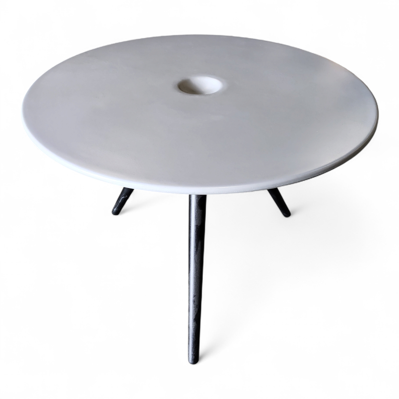 Cup loungebord, høyde 44cm Lys grå,