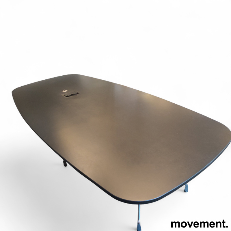 Segmented møtebord 300x136cm Sort, - 3 / 3