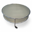 Chicago table Ø=90cm Frostet glass, - 2 / 2