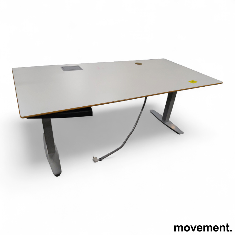 S3000 hevsenk 160x80cm Hvit HPL, - 1 / 2