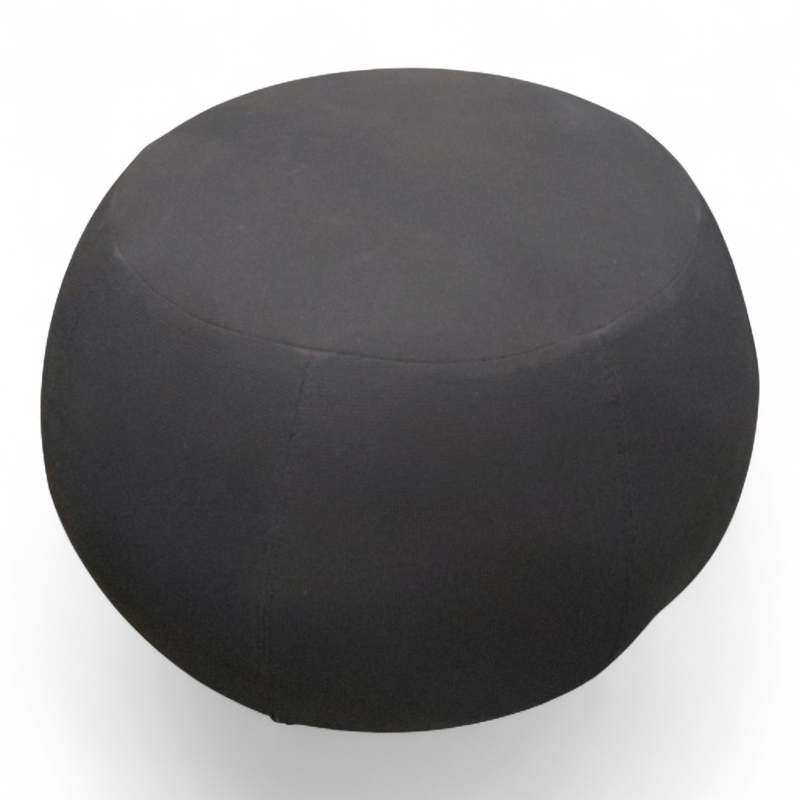 Pix puff Ø=67cm Sort stoff (Gabriel