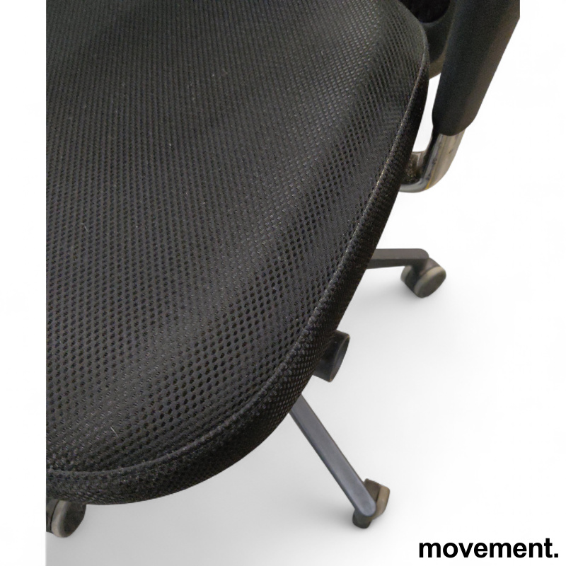 ID Mesh med armlene Sort stoff med - 3 / 3