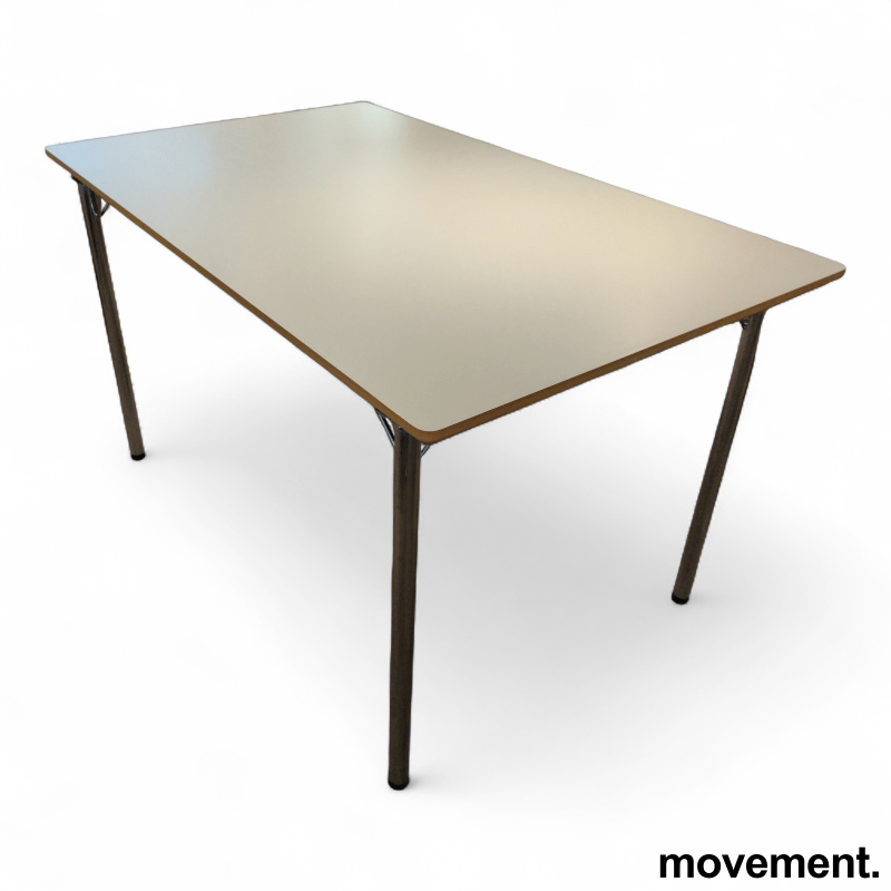 Kantinebord 130x80cm, 4 ben Hvit - 2 / 2