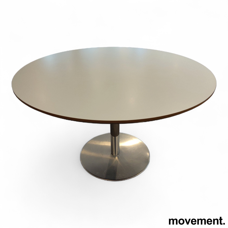 Kantinebord Ø=120cm Hvit laminat, - 2 / 3