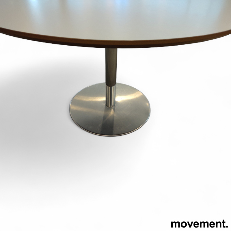 Kantinebord Ø=120cm Hvit laminat, - 3 / 3