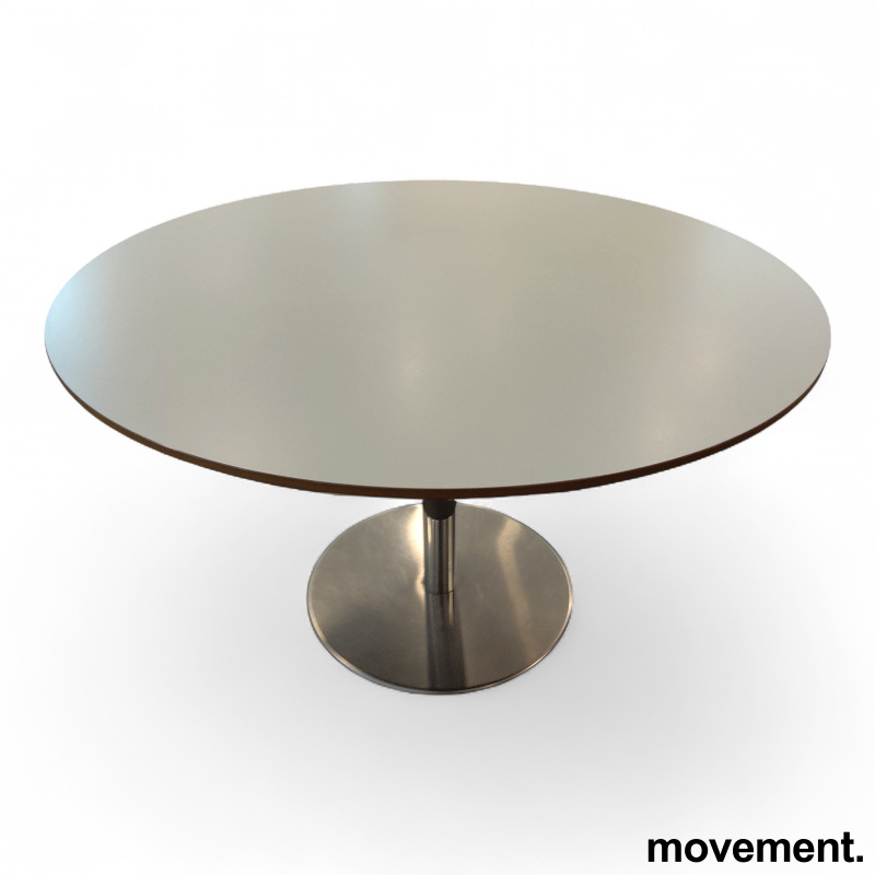 Kantinebord Ø=120cm Hvit laminat, - 1 / 3
