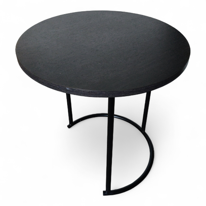 Loungebord Ø=50cm, høyde 51cm Brun