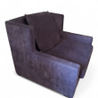 Lenestol 88x92cm Lilla velourstoff, - 2 / 3