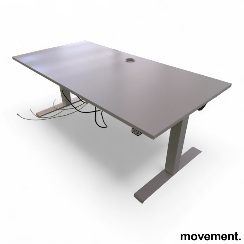 P-serie 160x80cm Hvit laminat, - 1 / 2