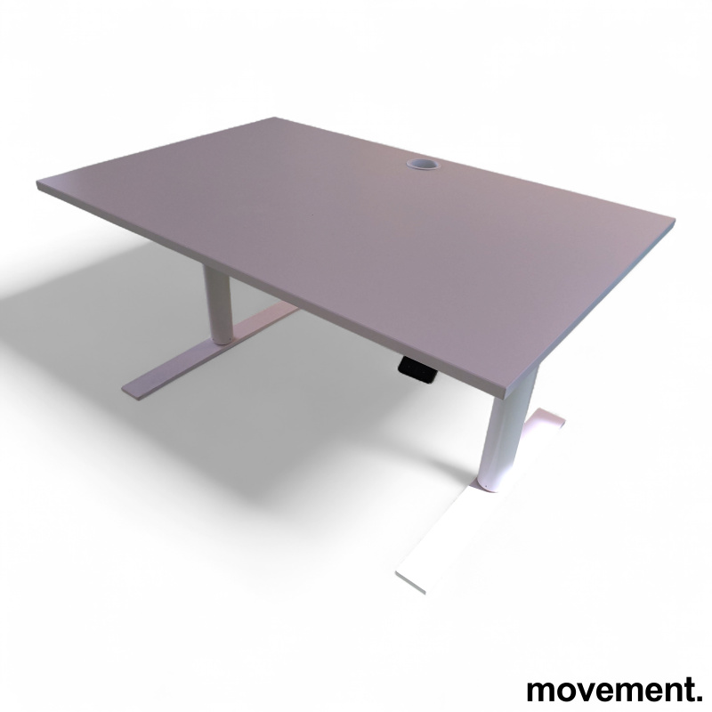 Oberon hevsenk 120x80cm Hvit - 1 / 2