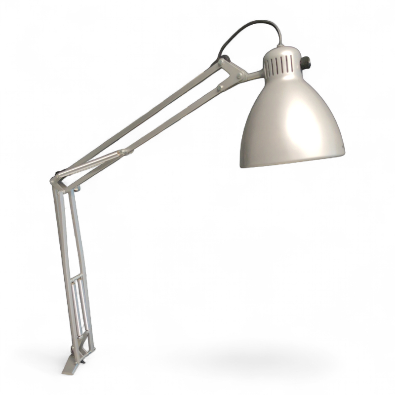 L-1 E27, bordklemme Grå, Pent brukt