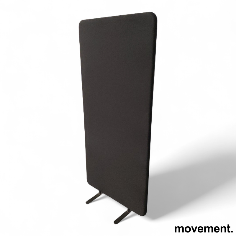 Softline 80x175cm Sort stoff, ben i - 1 / 2