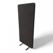 Softline 80x175cm Sort stoff, ben i - 1 / 2