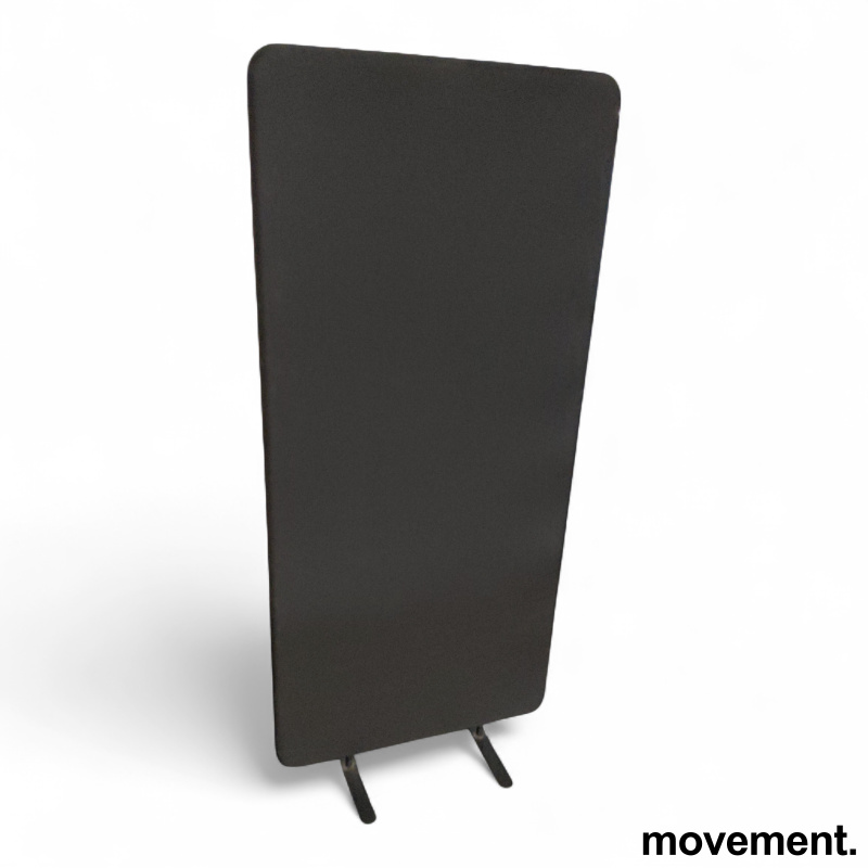 Softline 80x175cm Sort stoff, ben i - 2 / 2