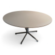 Madison Ø=130cm Hvit laminat, krom - 1 / 2