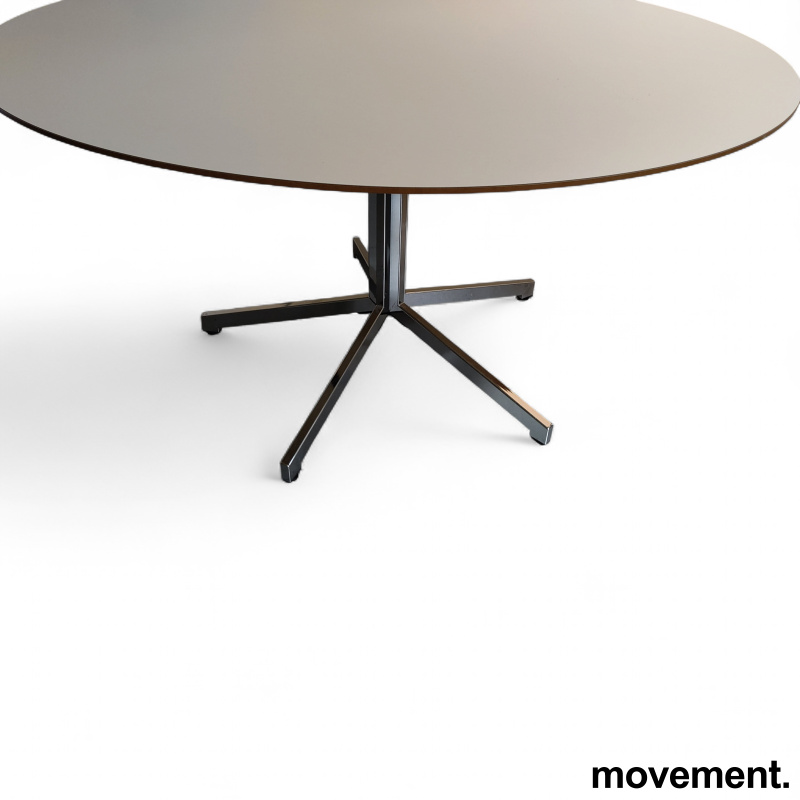 Madison Ø=130cm Hvit laminat, krom - 2 / 2