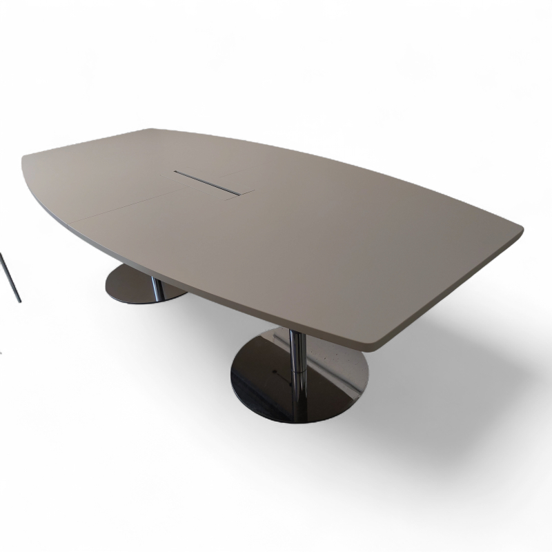 Optima møtebord 240x120cm Hvit