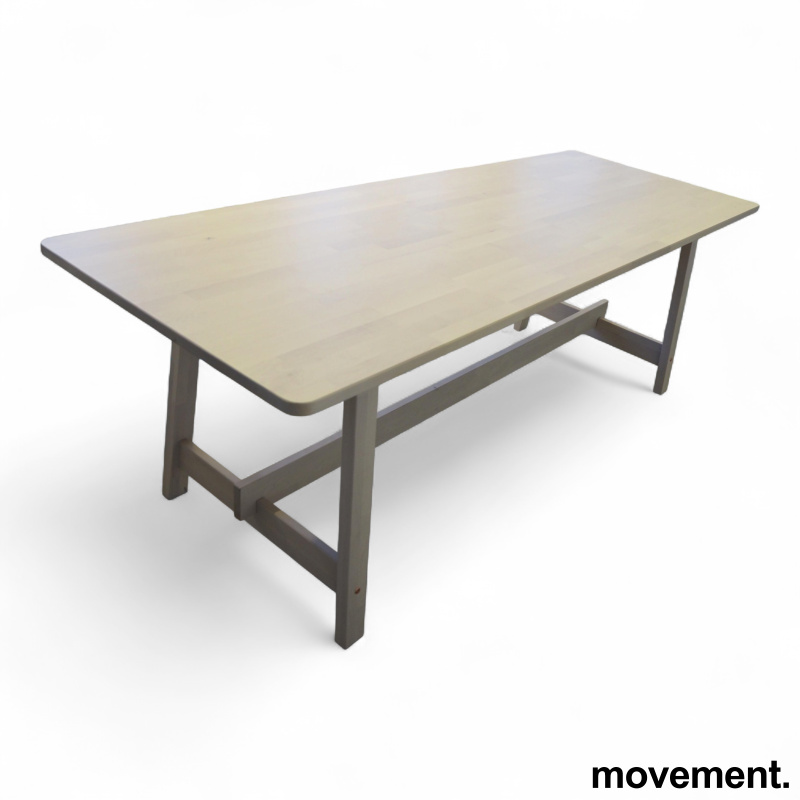 Norråker bord 220x80cm Hvitlasert,