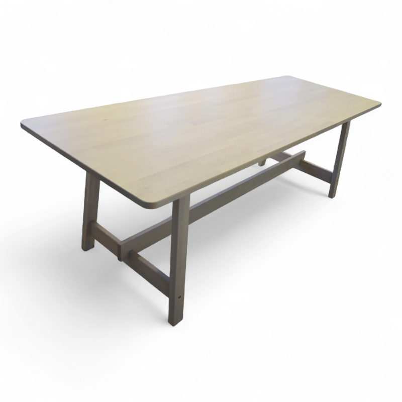 Norråker bord 220x80cm Hvitlasert,