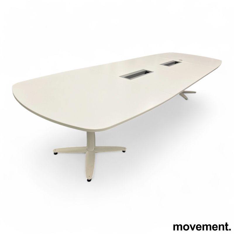 T-serie møtebord 360x120cm Hvit - 1 / 2