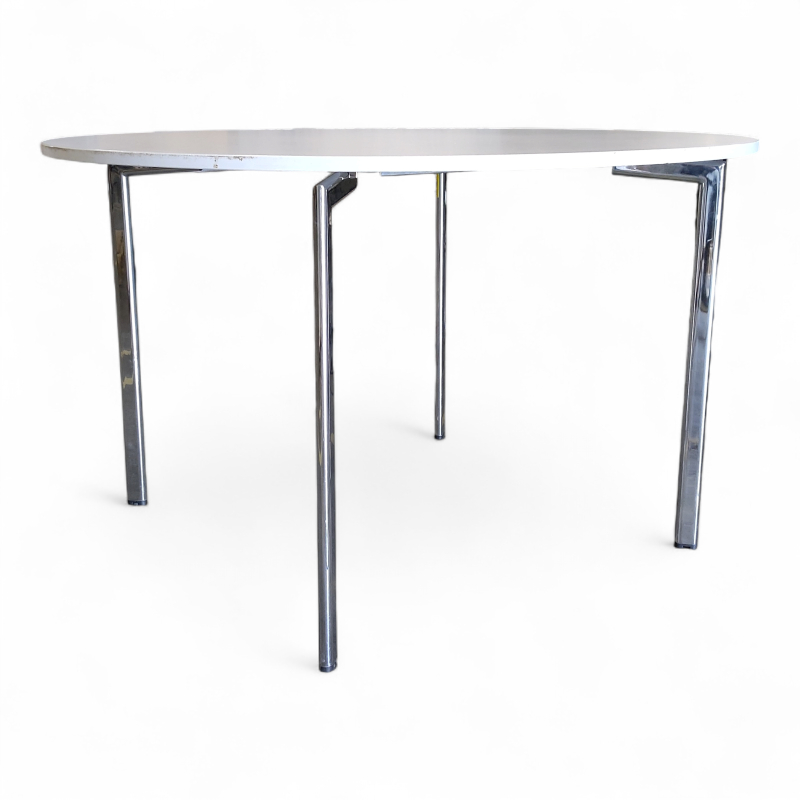 Campus kantinebord Ø=135cm Hvit